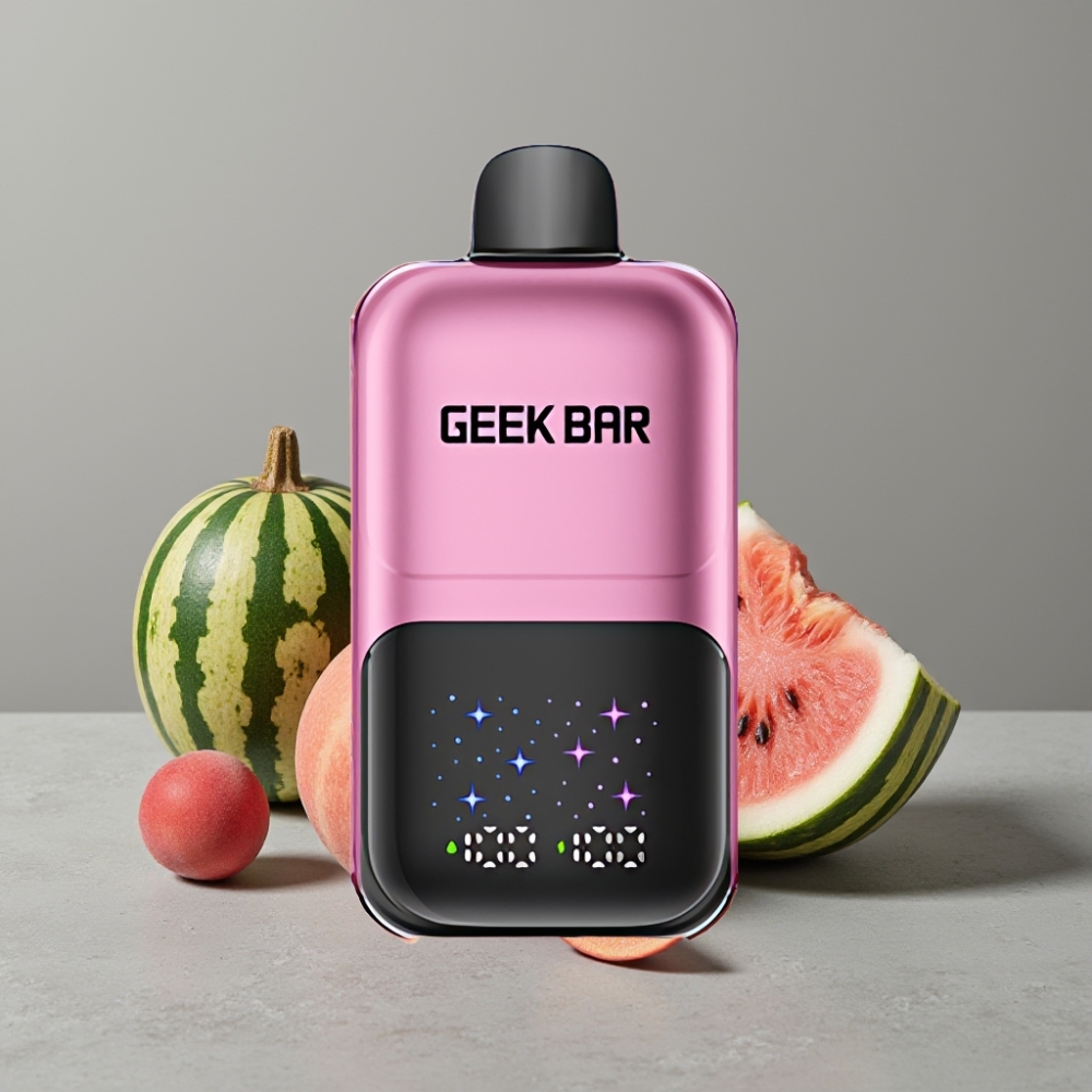 GEEK BAR 2GO 50000 Puffs 20mL Dual Tank MTL Peach & Watermelon