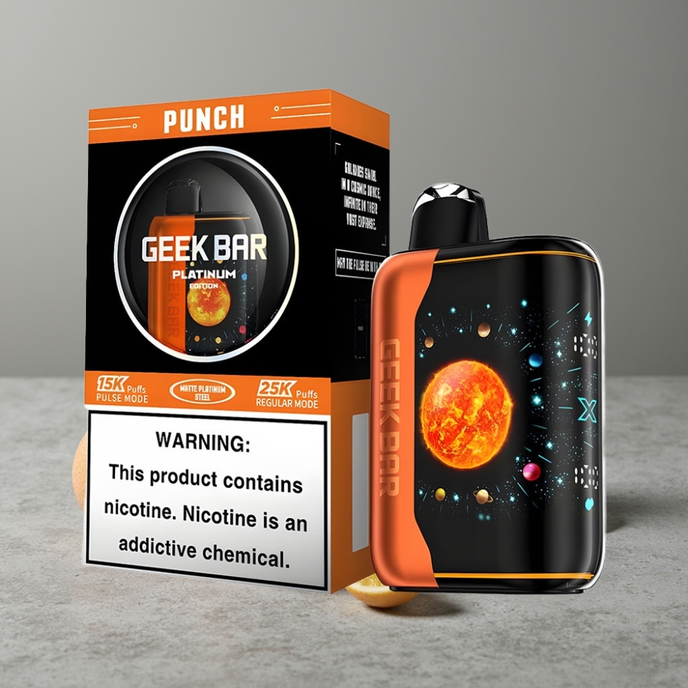 GEEK BAR Platinum Edition 25000 Puffs Pulse Mode Quick Charge USB-C