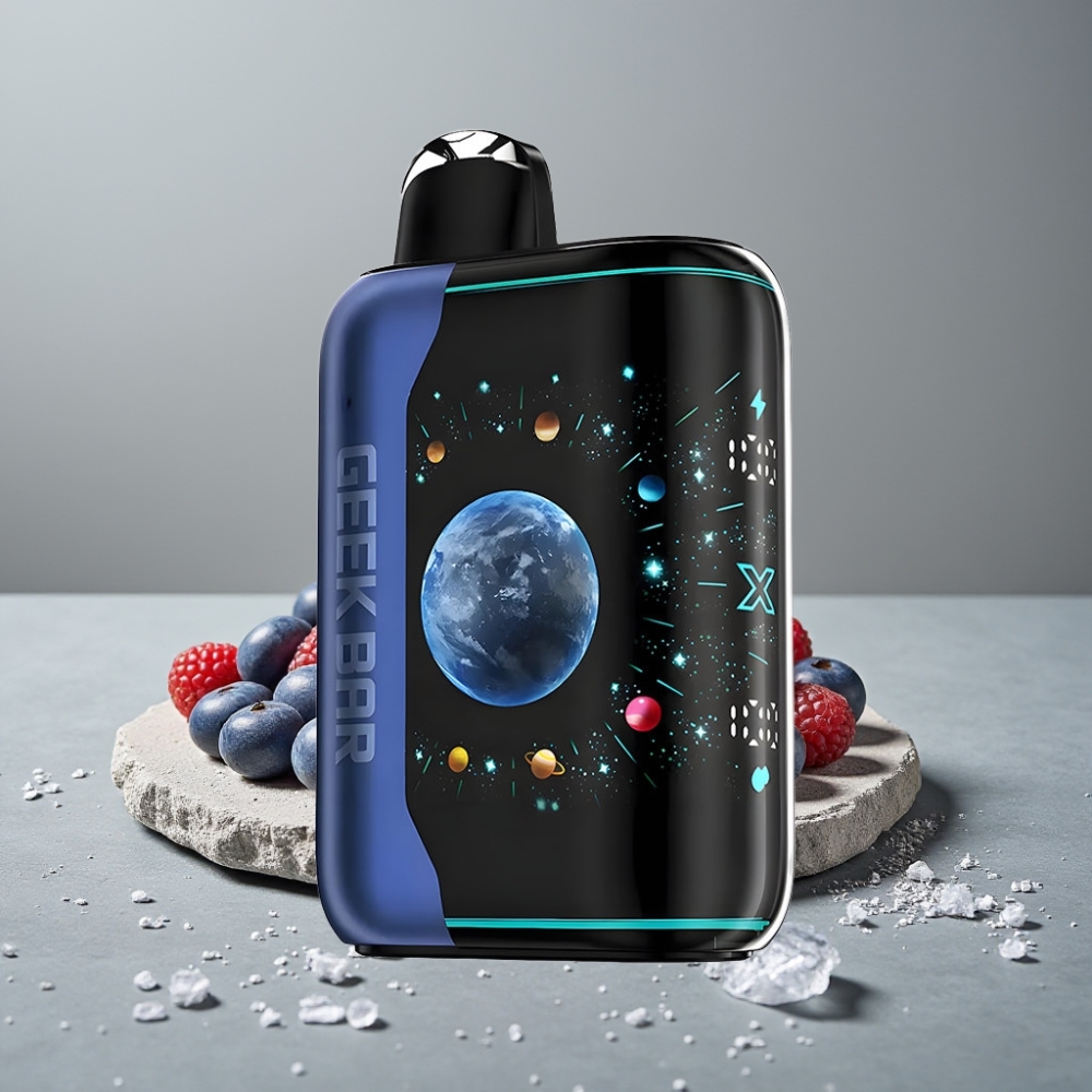 GEEK BAR Platinum Edition 25000 Puffs Pulse Mode USB-C Blue Razz Ice