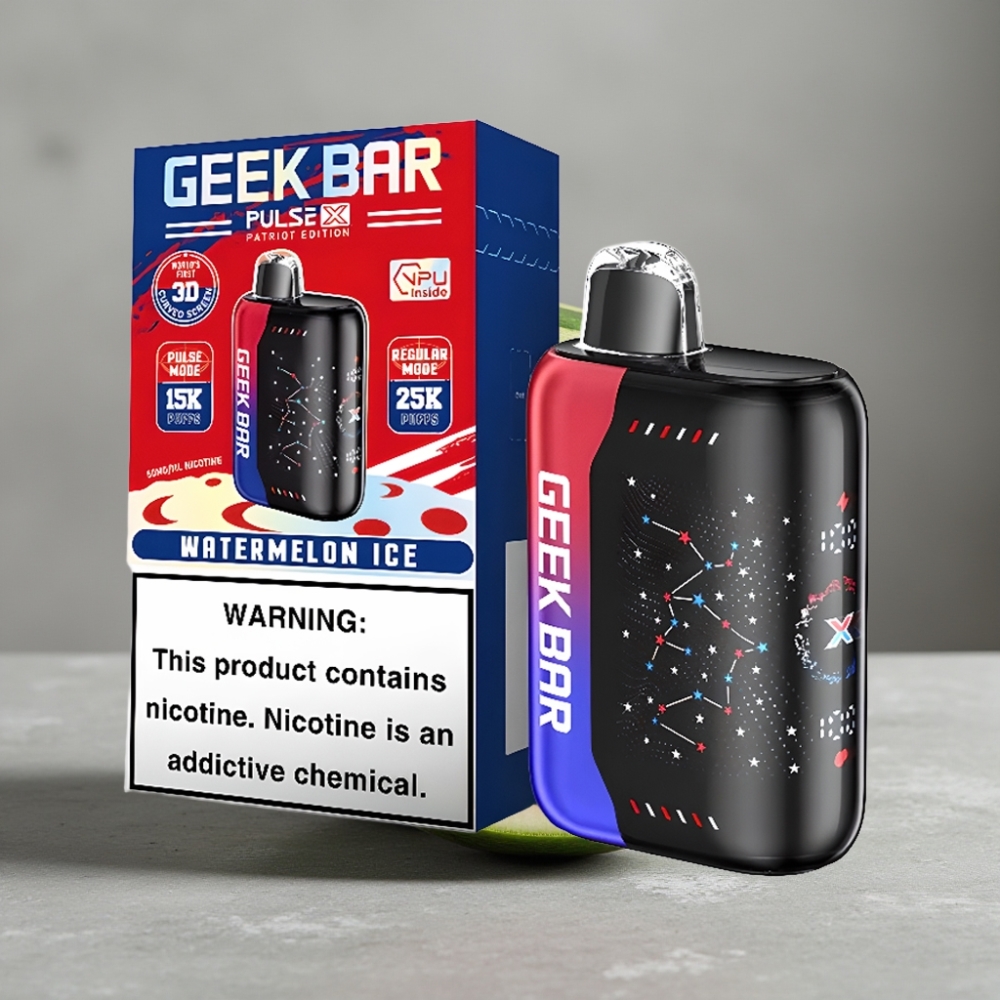 GEEK BAR Pulse X 25000 Puffs 18mL Dual Mesh Coil Patriot Edition