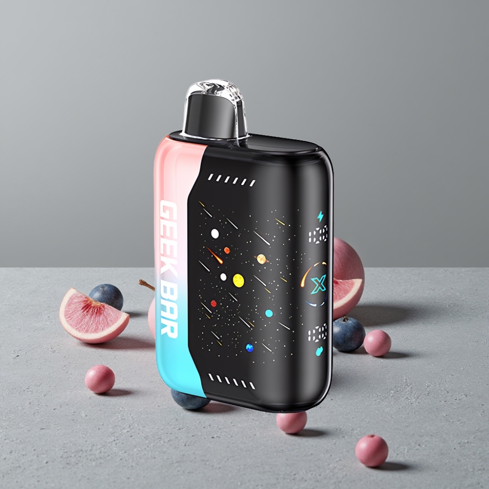 GEEK BAR Pulse X 42K Puffs Meteor Edition Pink & Blue mit Dual Mesh Coil & 3D Anzeige