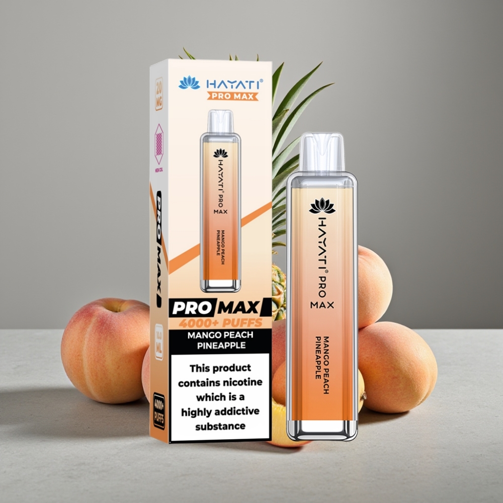 Hayati Pro Max 4000 Puffs Dual Mesh Coil 1400mAh Rechargebar TPD