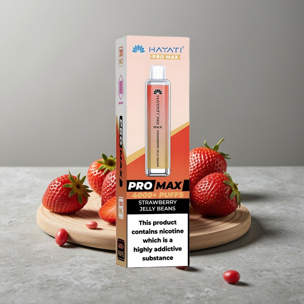 Hayati Pro Max 4000 Puffs Dual Mesh Coil Rechargebar LED 1400mAh TPD