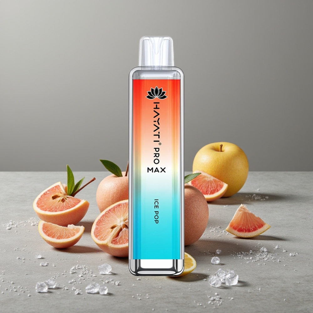 Hayati Pro Max 4000 Puffs Dual Mesh Coil Rechargebar LED Ice Pop