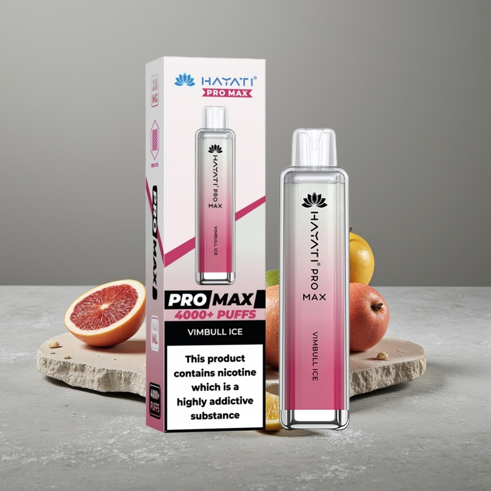 Hayati Pro Max 4000 Puffs Dual Mesh Coil Rechargebar LED TPD