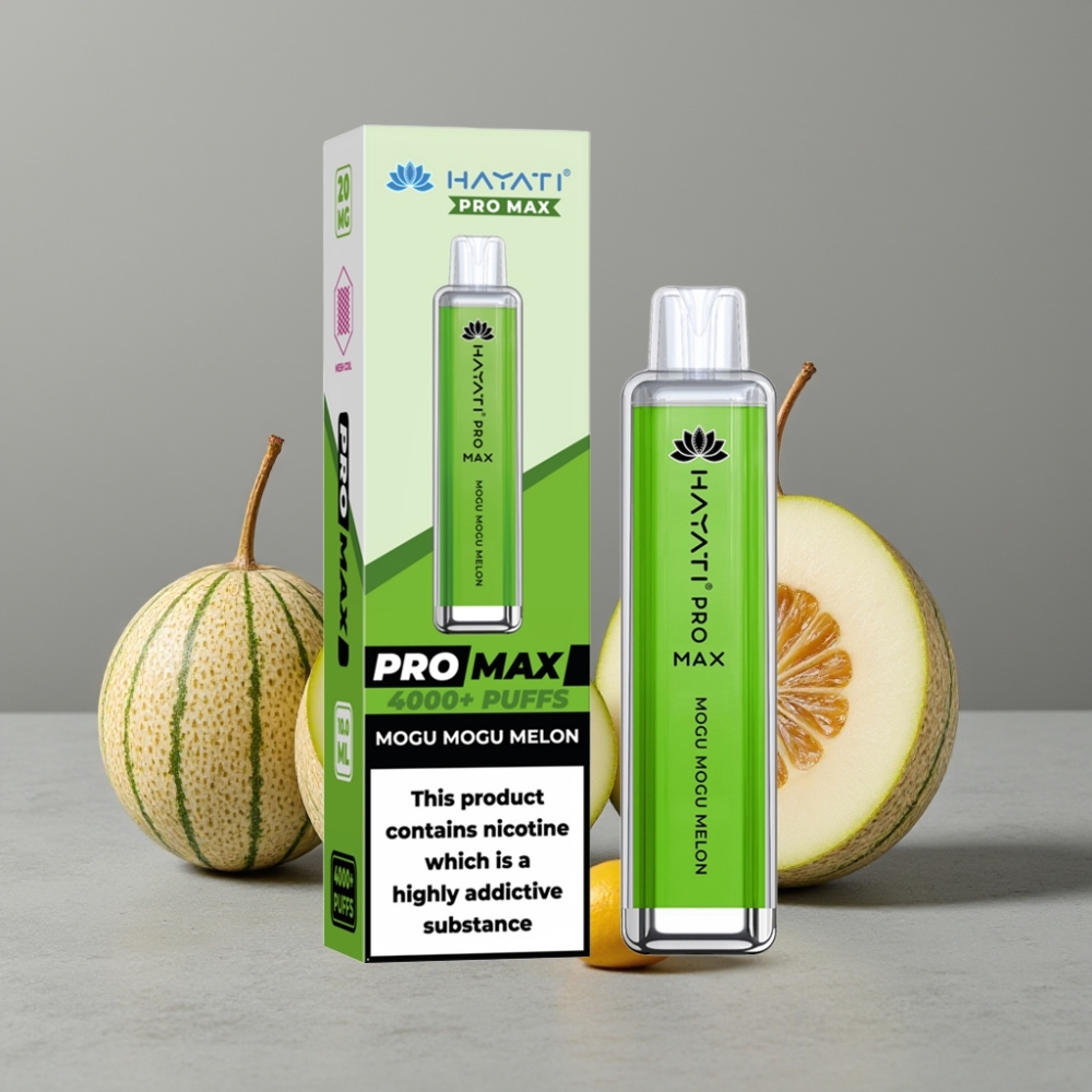 Hayati Pro Max 4000 Puffs Dual Mesh Coil Rechargebar LED TPD