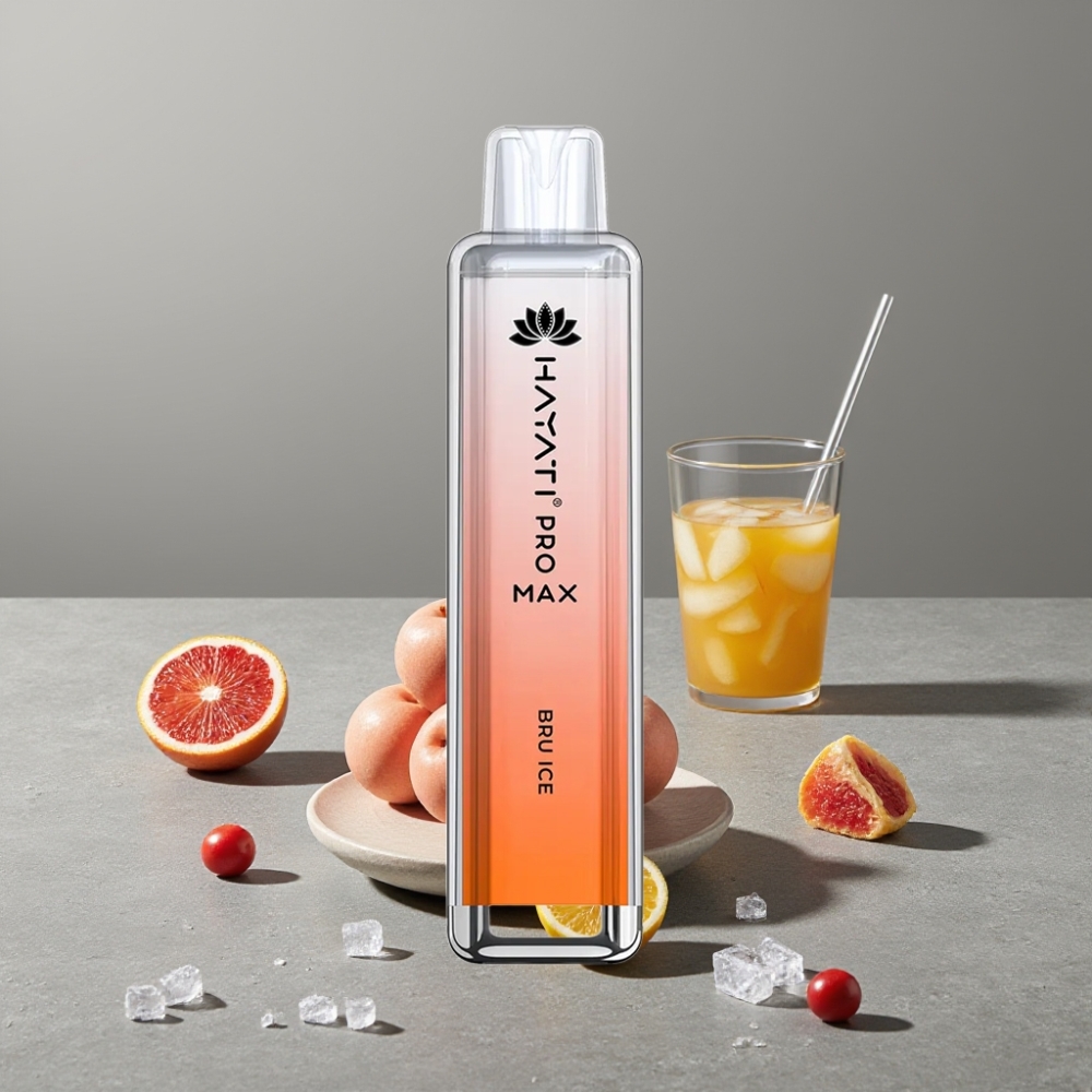 Hayati Pro Max 4000 Puffs Dual Mesh Coil Rechargebar LED TPD