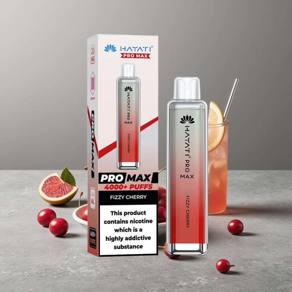Hayati Pro Max 4000 Puffs Dual Mesh Coil Rechargebar LED TPD