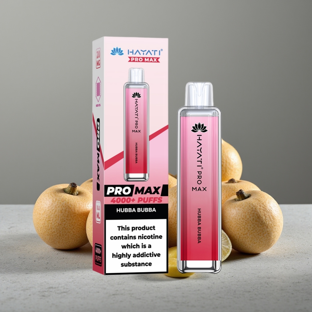 Hayati Pro Max 4000 Puffs Dual Mesh Rechargebar LED TPD