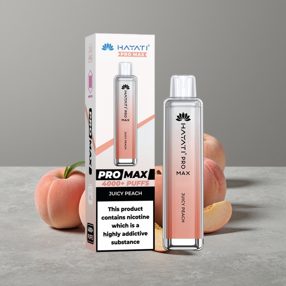 Hayati Pro Max 4000 Puffs Kristall-LED 1400mAh Einweg-Vape