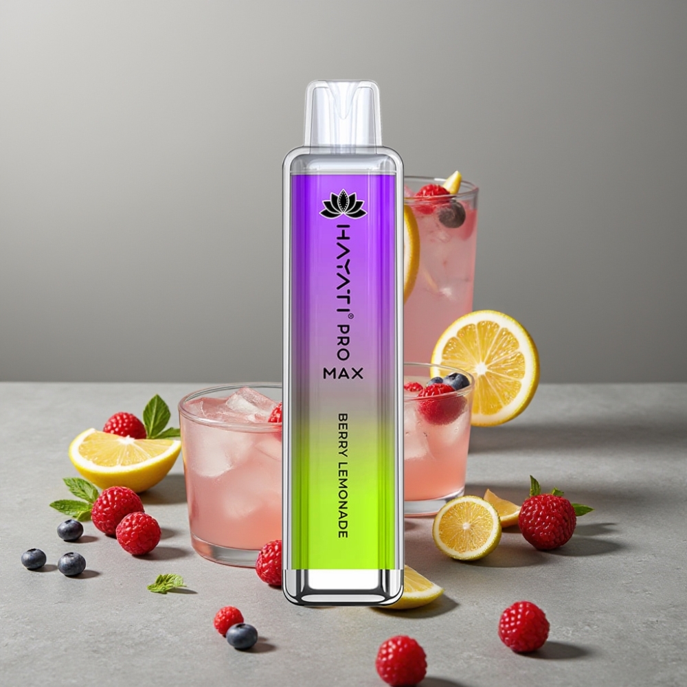 Hayati Pro Max 4000 Puffs Wiederaufladbar Dual Mesh Berry Lemonade