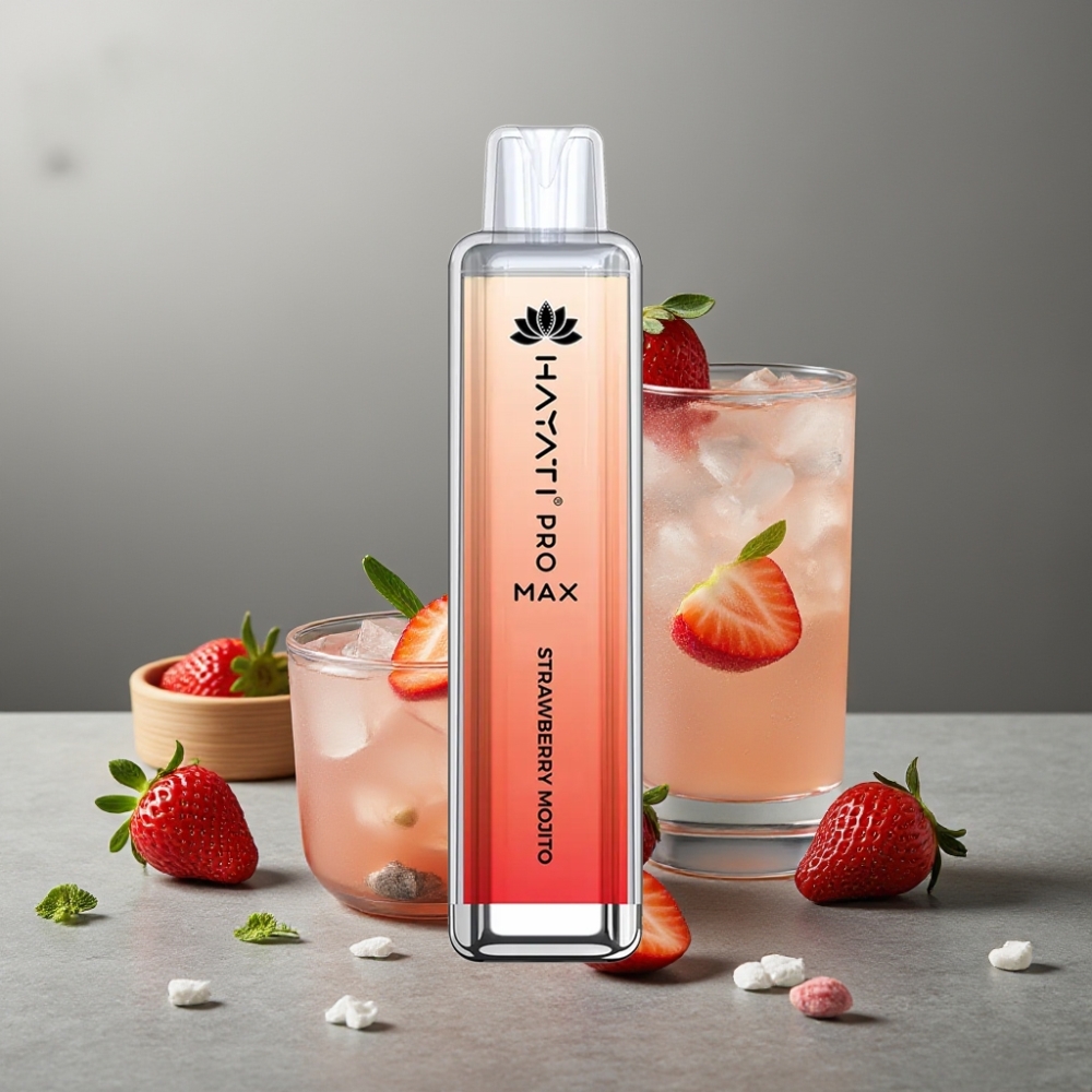 Hayati Pro Max 4000 Puffs Wiederaufladbar Dual Mesh Coil LED Crystal