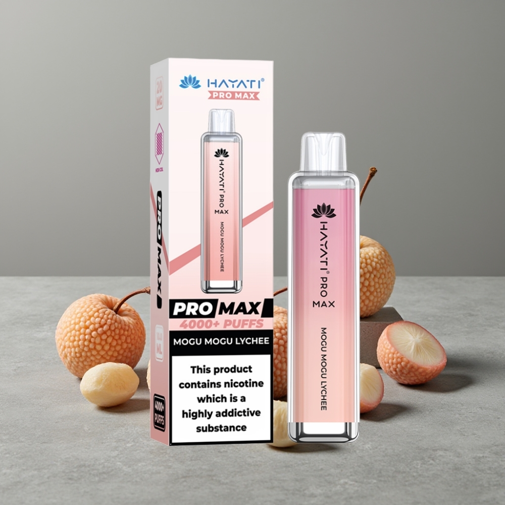 Hayati Pro Max 4000 Puffs Wiederaufladbar mit LED & Dual Mesh Coil