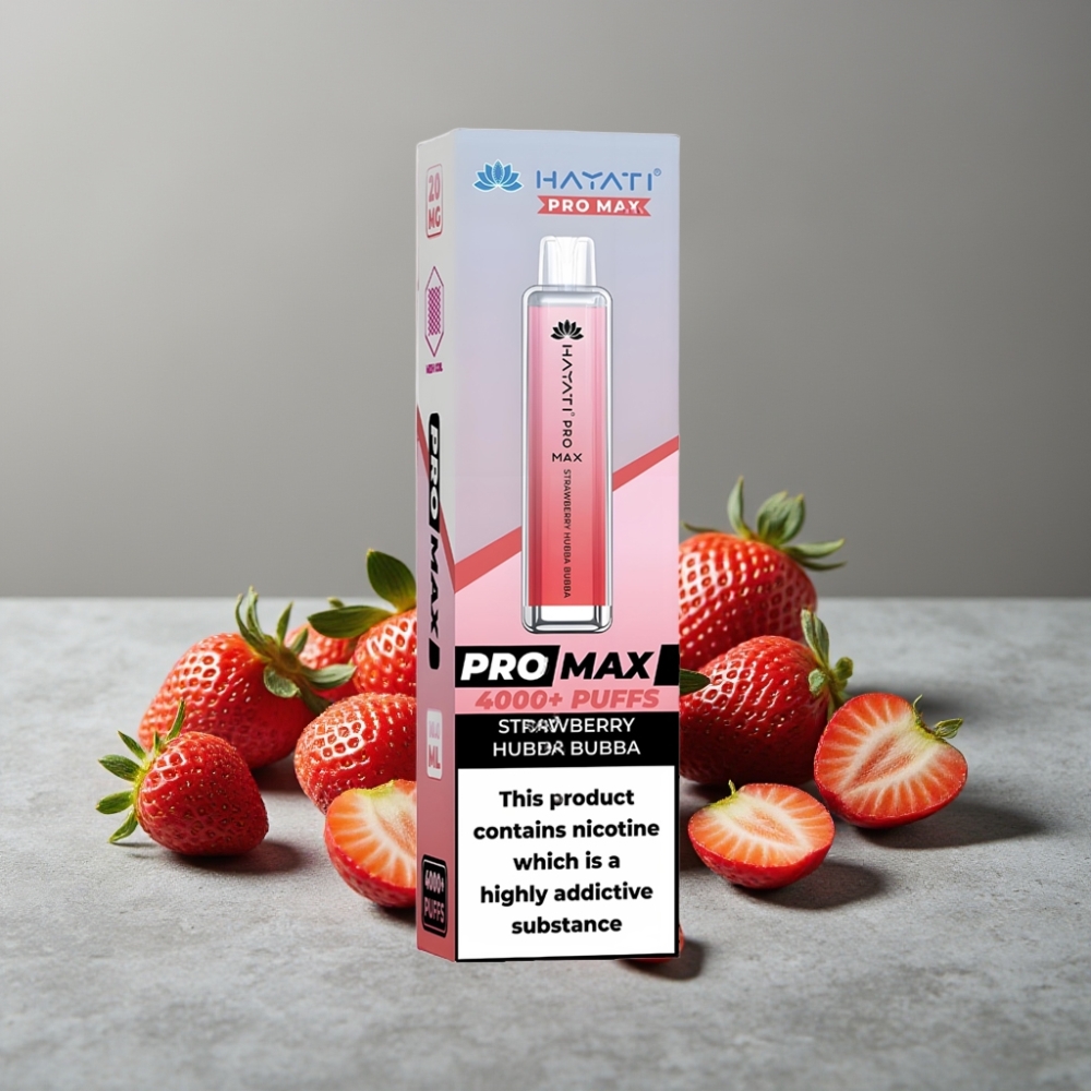 Hayati Pro Max 4000 Puffs Wiederaufladbar mit LED & Dual Mesh Coil