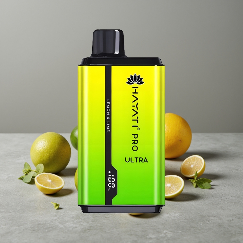 Hayati Pro Ultra 15000 Puffs 24ml 2% Zitrone & Limette