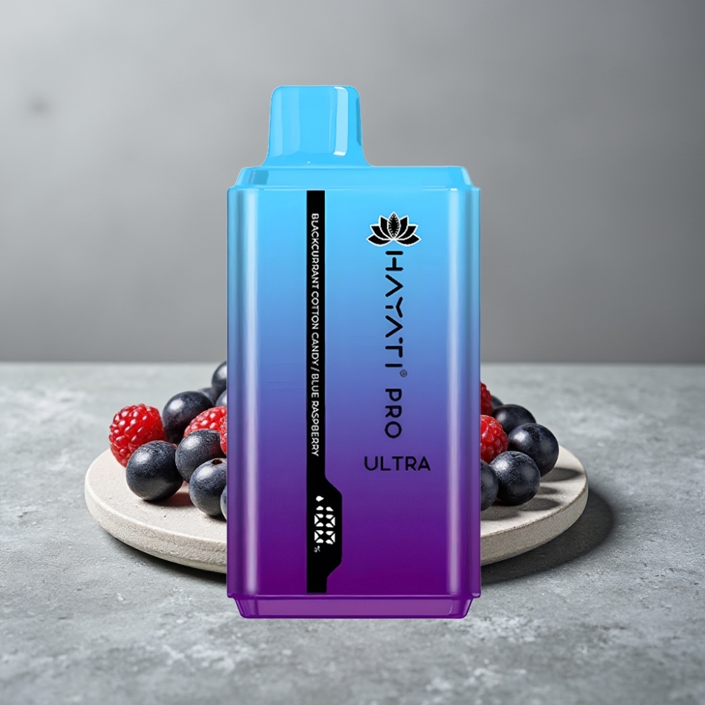 Hayati Pro Ultra 15000 Puffs 2×12ml 2% 49 Aromen Schwarzbeere Zuckerwatte Blaue Himbeere