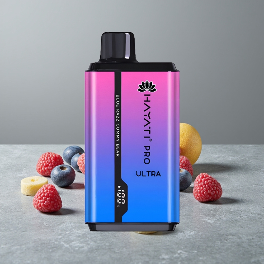 Hayati Pro Ultra 15000 Puffs 2×12ml 2% Blue Razz Gummy Bear