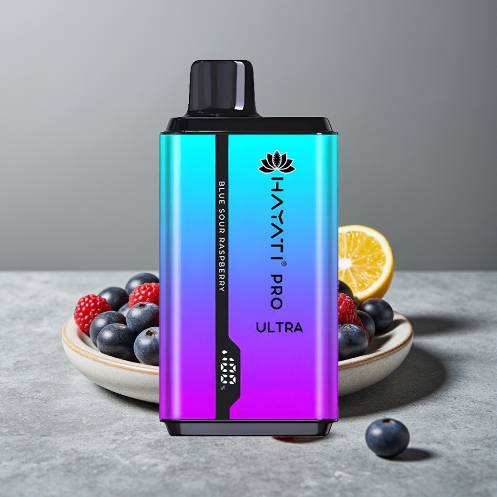 Hayati Pro Ultra 15000 Puffs 2×12ml 2% Blue Sour Raspberry