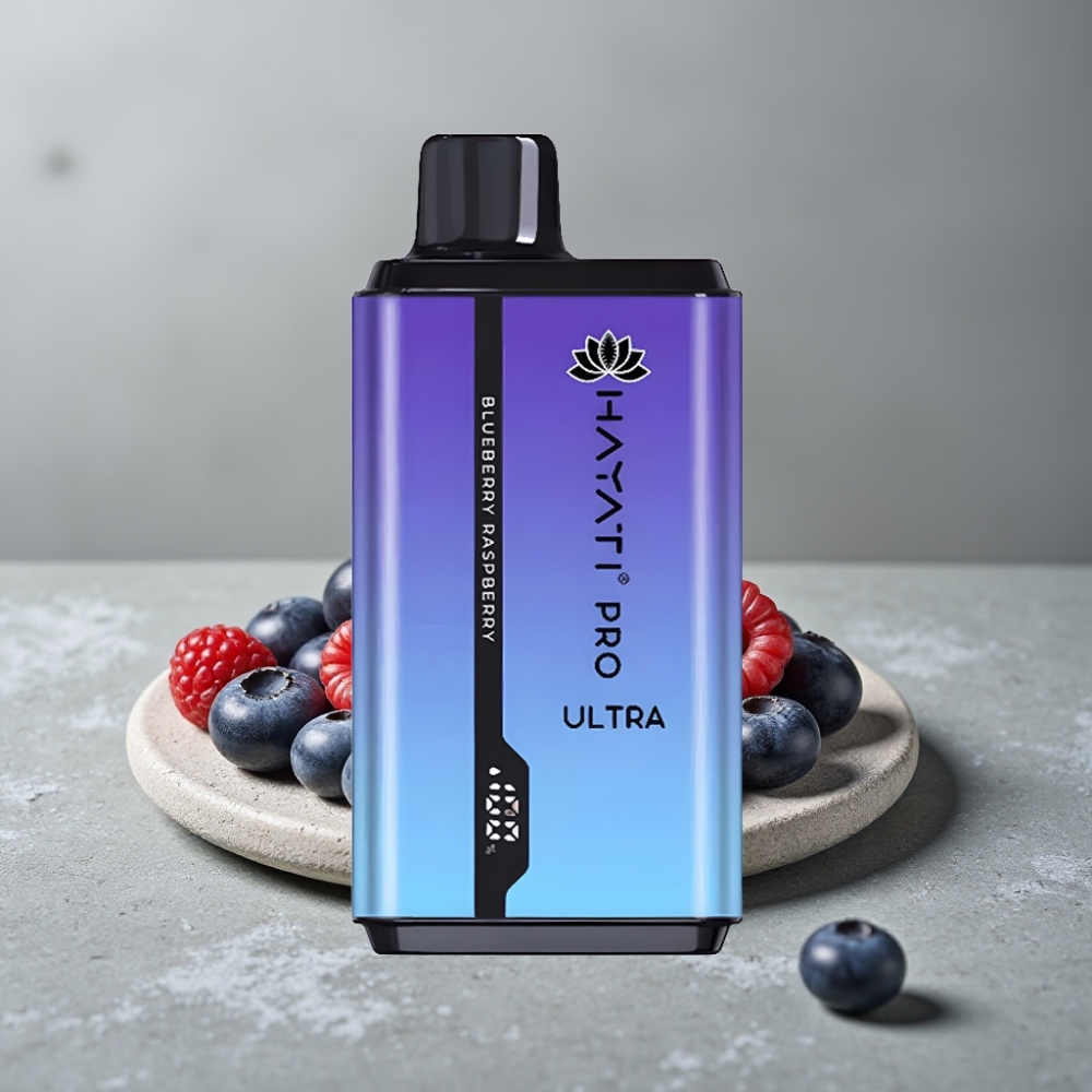 Hayati Pro Ultra 15000 Puffs 2×12ml 2% Blueberry Raspberry