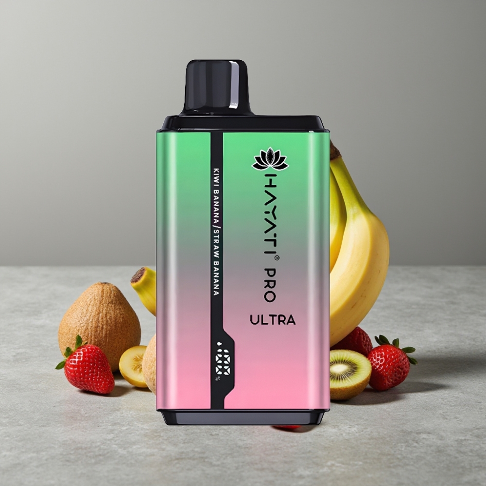 Hayati Pro Ultra 15000 Puffs 2×12ml Kiwi-Banana-Erdbeere