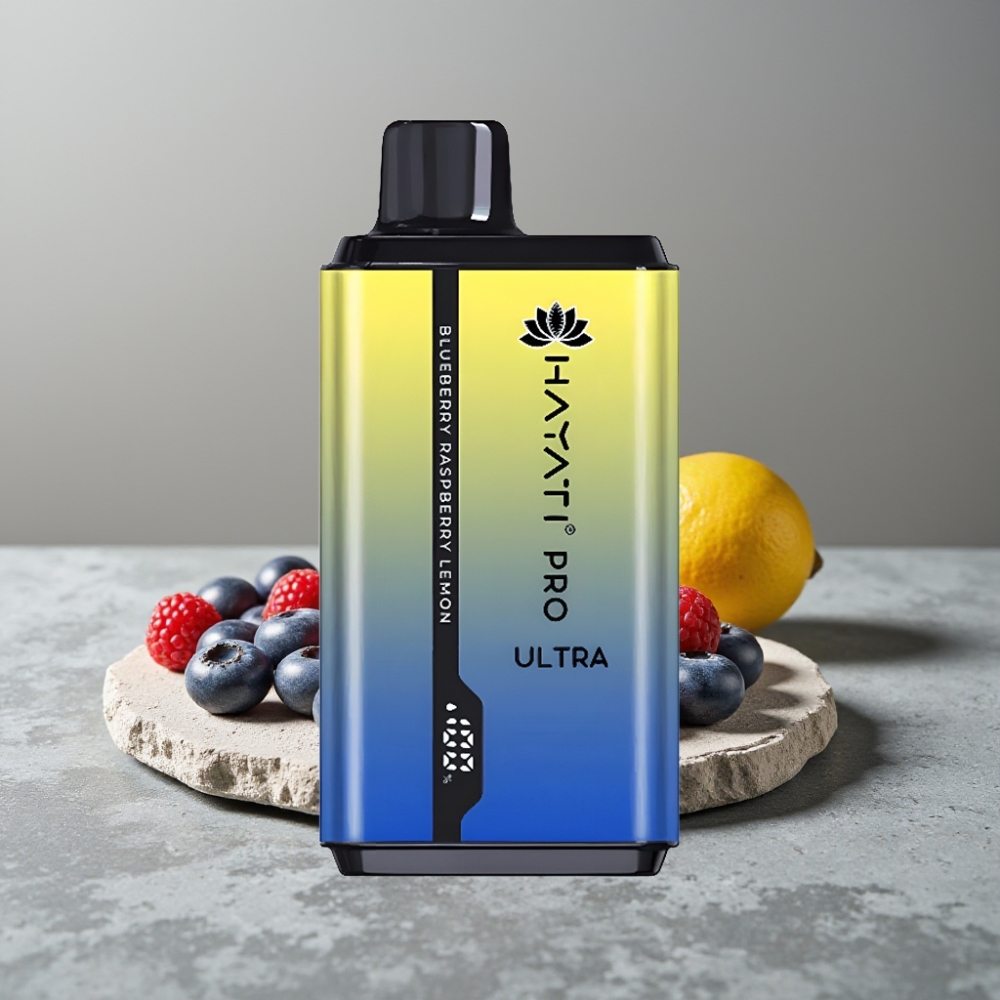 Hayati Pro Ultra 15000 Puffs 850mAh 24ml 2% Blueberry Raspberry Lemon