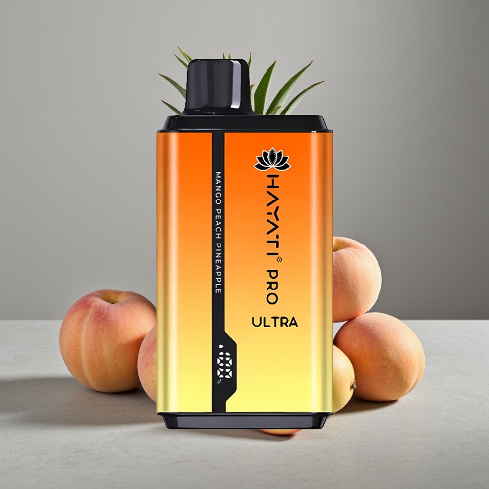 Hayati Pro Ultra 15000 Puffs 850mAh 2×12ml Mango Peach Pineapple