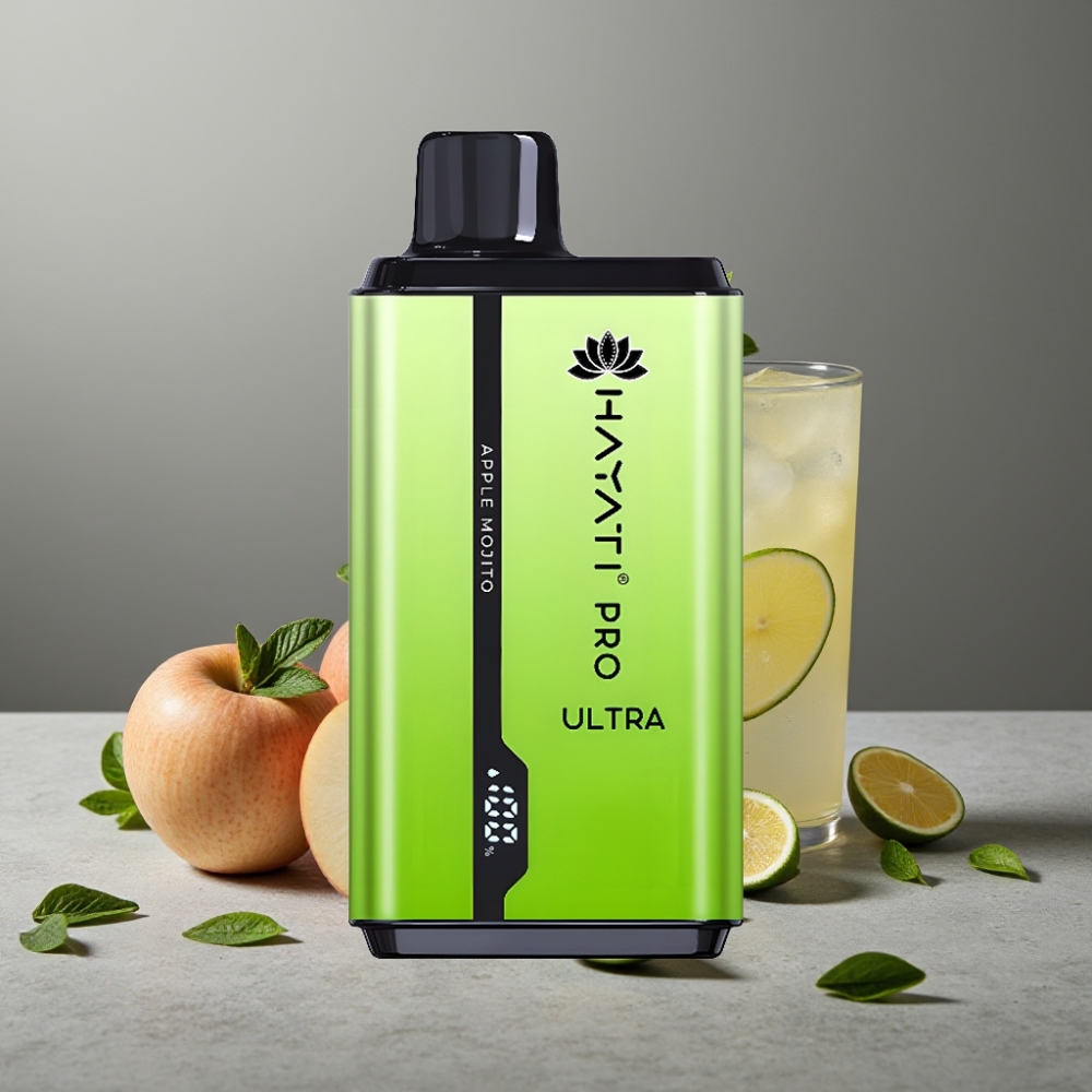 Hayati Pro Ultra 15000 Puffs 850mAh Apple Mojito