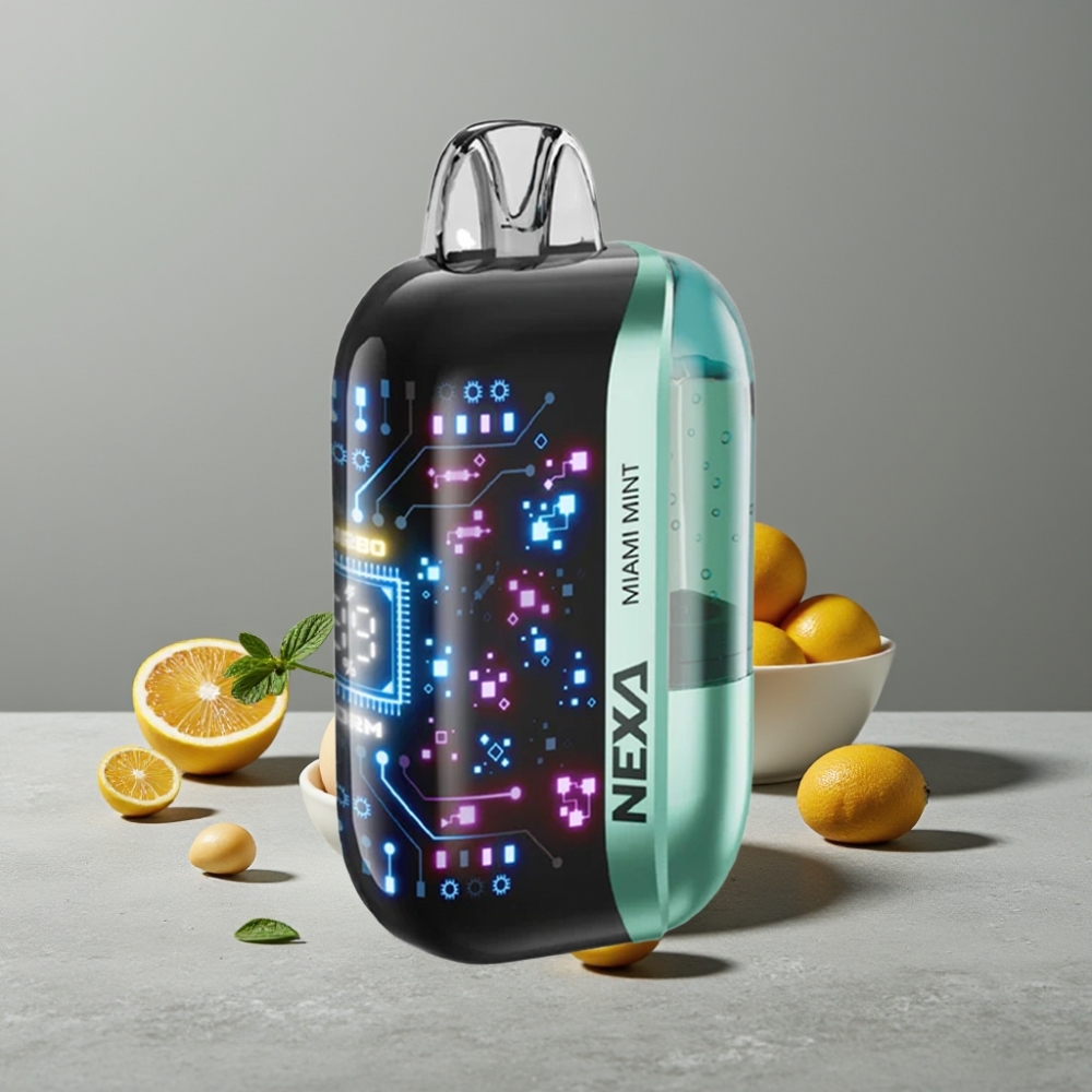NEXA Ultra 50000 Puffs 20ml 5% Miami Mint Dual Mesh Typ-C