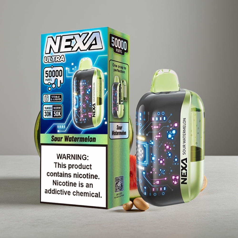 NEXA Ultra 50K 20ml 5% 0,9ohm Doppel-Mesh Typ-C Sour Watermelon