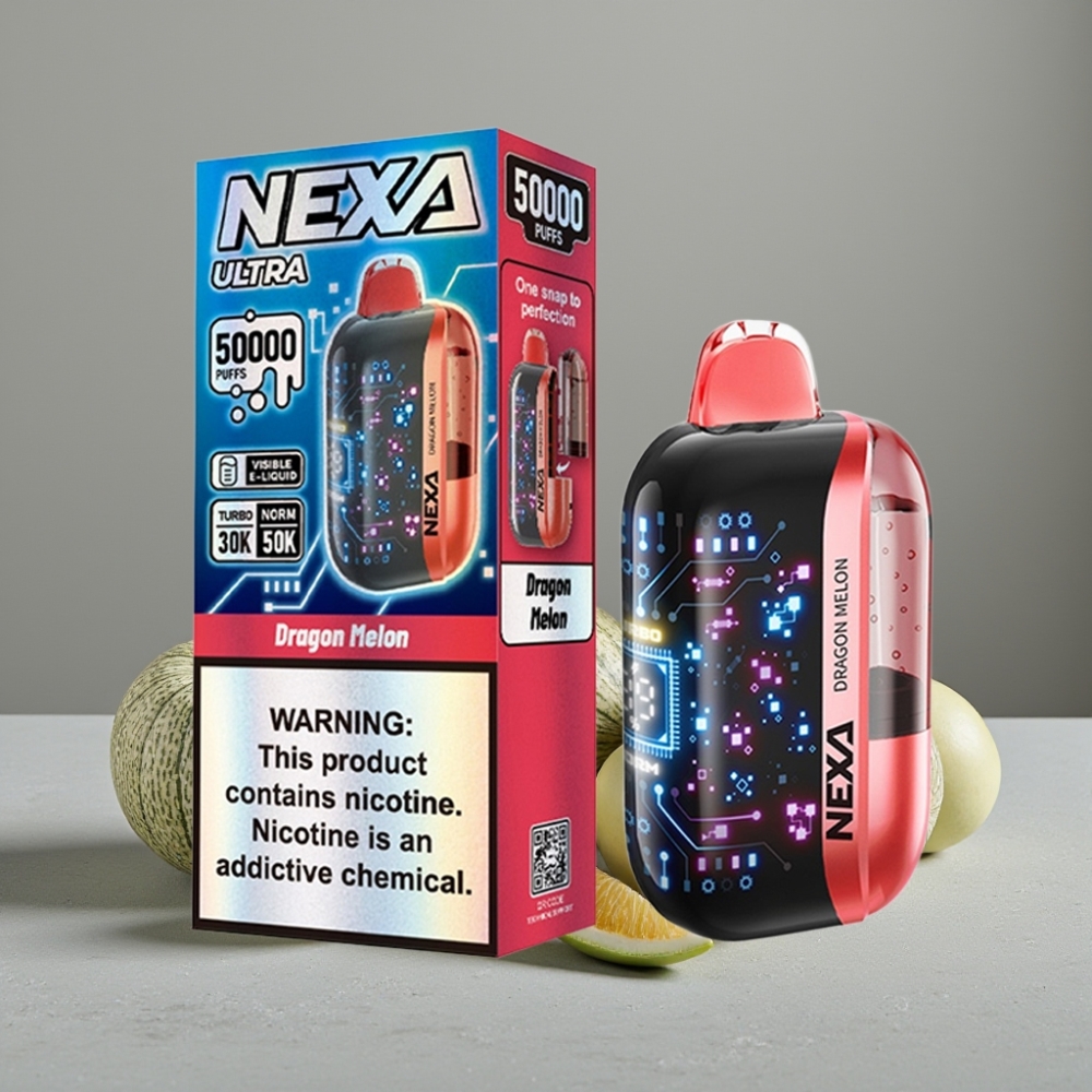 NEXA Ultra 50K 20ml 5% Typ-C 3D-Anzeige Drachenmelone