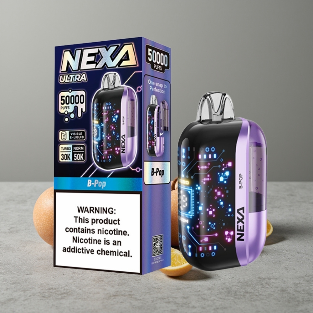 NEXA Ultra 50K B-Pop Einweg-Vape mit 20ml & Typ-C-Ladung