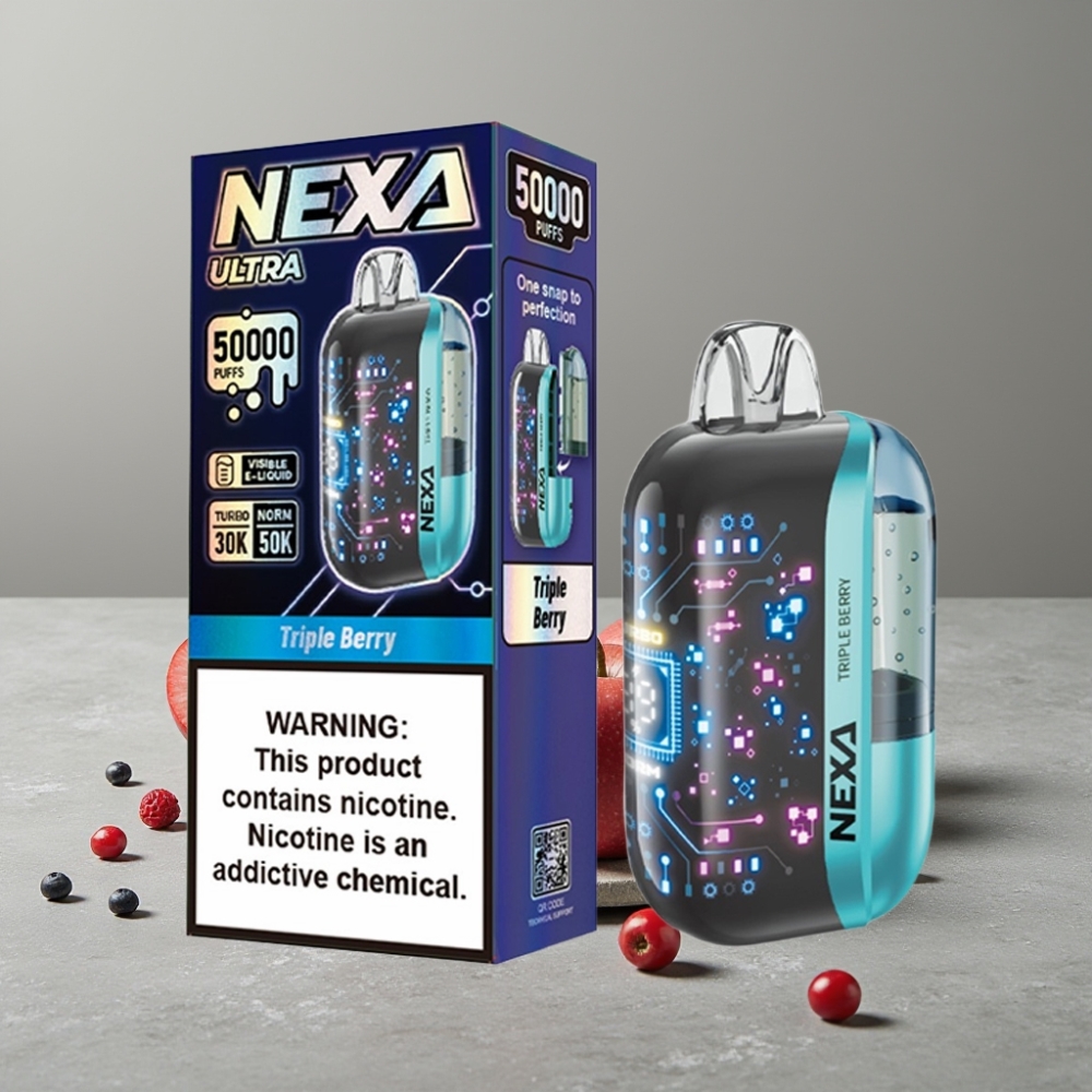 NEXA Ultra 50K Disposable 20ml Typ-C Triple Berry
