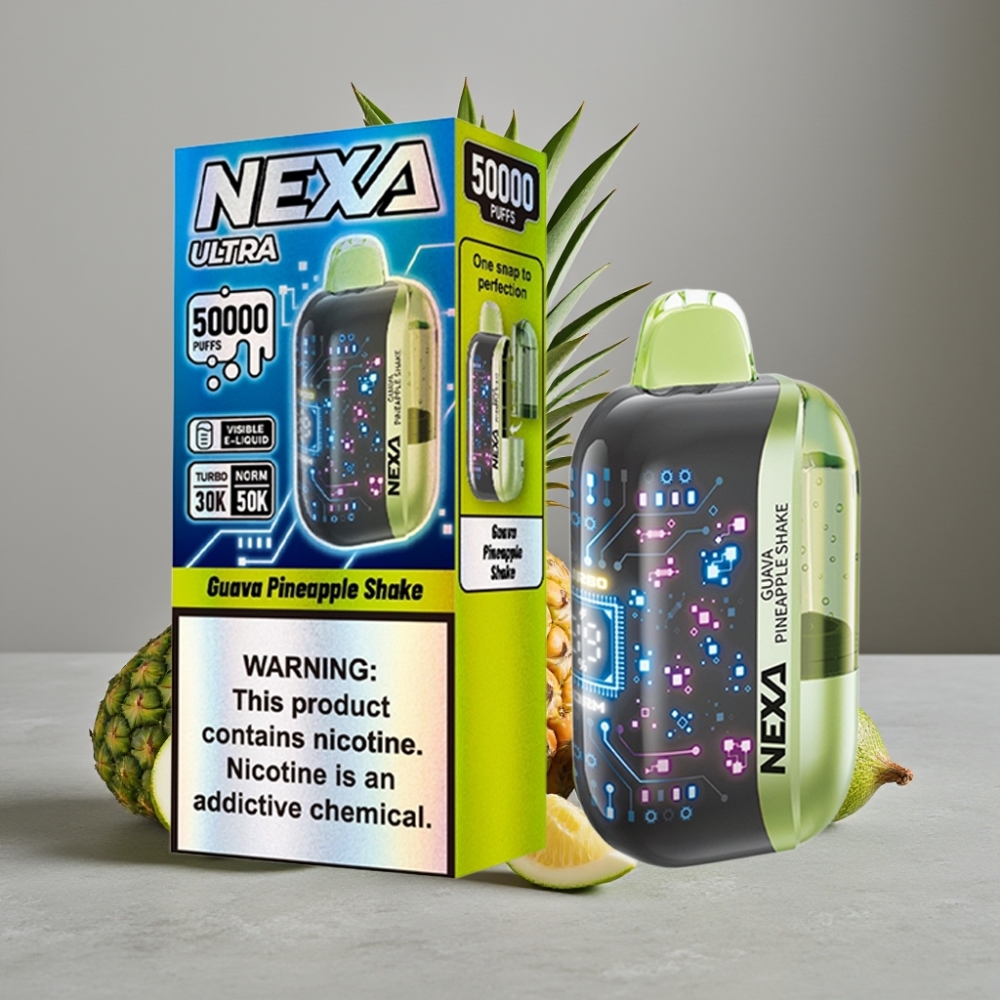 NEXA Ultra 50K Einweg-Vape mit 20ml Fassung, Typ-C & 3D Bildschirm