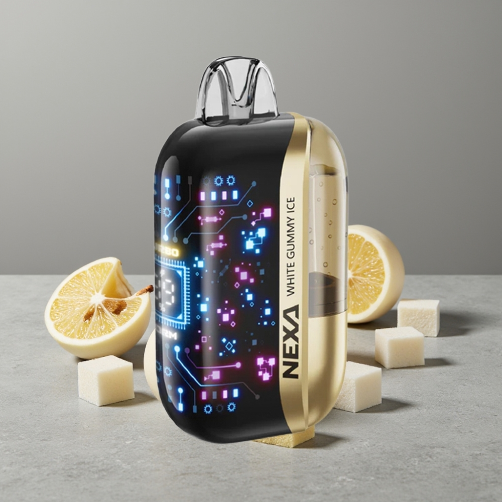 NEXA Ultra 50K White Gummy Ice 20ml 5% Typ-C 3D-Anzeige