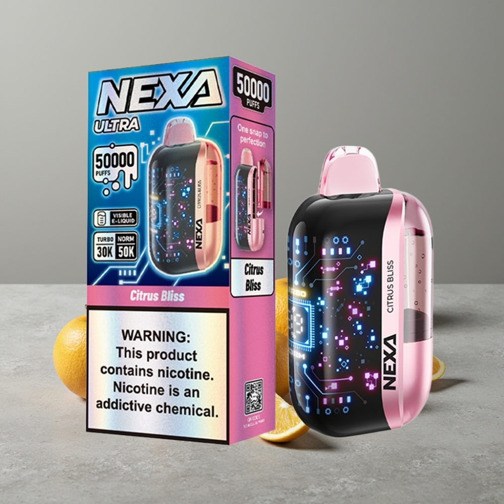 NEXA Ultra 50.000 Züge 20ml Typ-C 3D-Bildschirm Zitrusduft