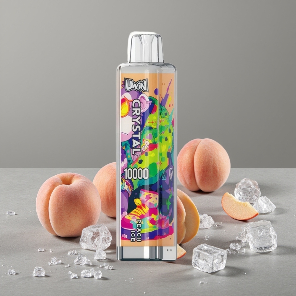 UWIN Crystal 10000 Puffs 18ml 650mAh RGB Peach Ice