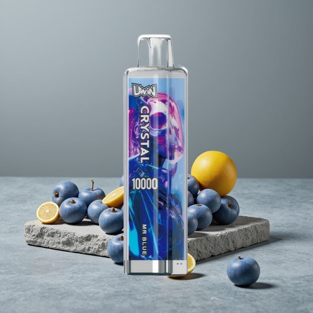 UWIN Crystal 10000 Puffs 18ml RGB Typ-C 0,8 Ohm Mesh