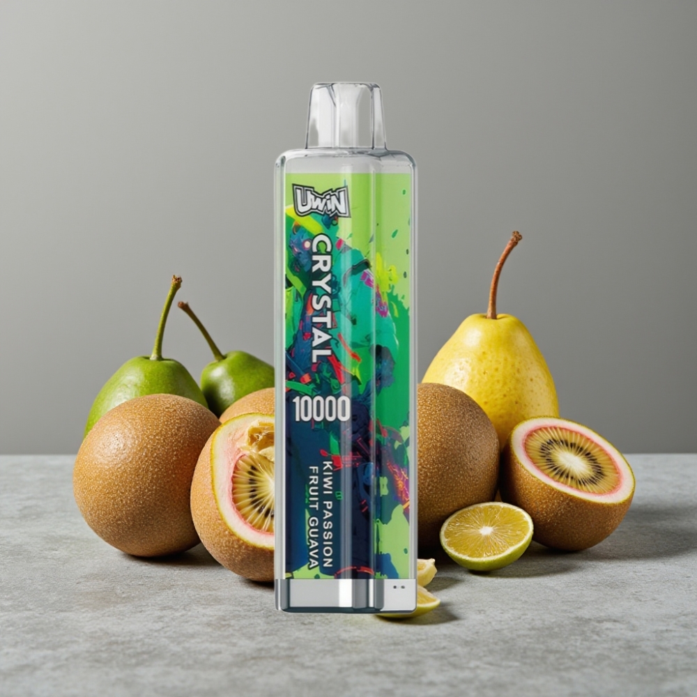 UWIN Crystal 10000 Puffs 18ml Typ-C RGB Kiwi Passionsfrucht Guave