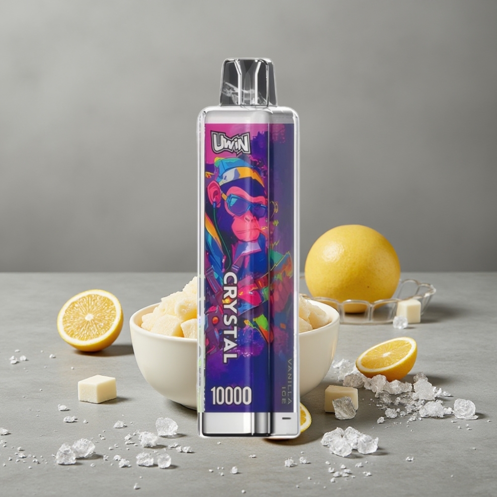UWIN Crystal 10000 Puffs 18ml Typ-C RGB Vanilla Ice