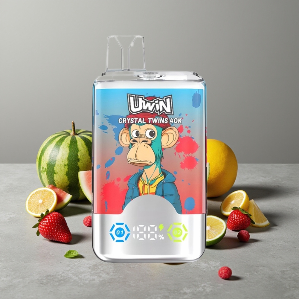 UWIN Crystal Twins 40000 Puffs Doppelflavor 32ml Typ-C 850mAh