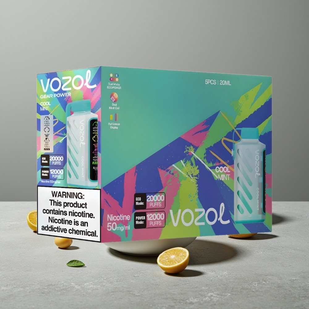 VOZOL Gear Power 20000 Puffs Dual Mesh 20mL Cool Mint