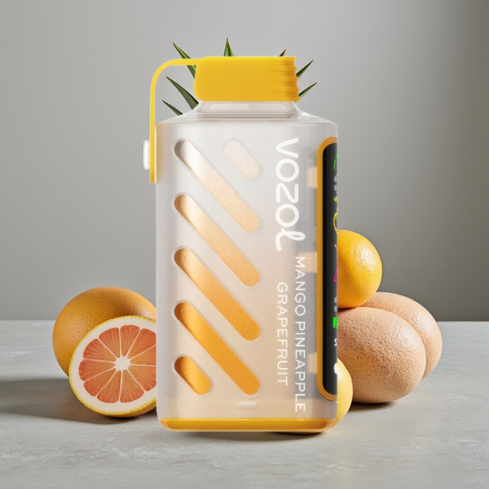 VOZOL Gear Power 20000 Puffs Dual Mesh Coil 20mL 50mg Mango Pineapple Grapefruit