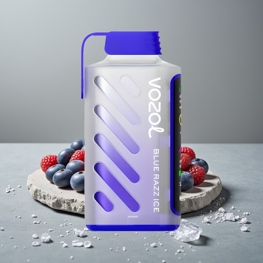 VOZOL Gear Power 20000 Puffs Dual Mesh Coil 20mL Blue Razz Ice