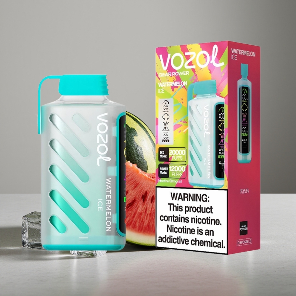 VOZOL Gear Power 20000 Puffs Dual Mesh Watermelon Ice 20mL 50mg