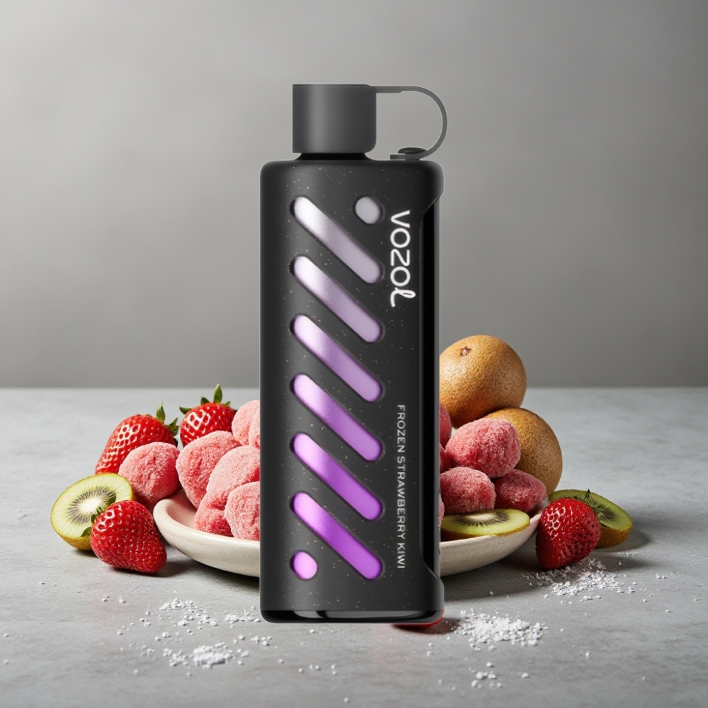 VOZOL Gear Shisha 25000 Puffs Dual Mesh 5mg Frozen Strawberry Kiwi