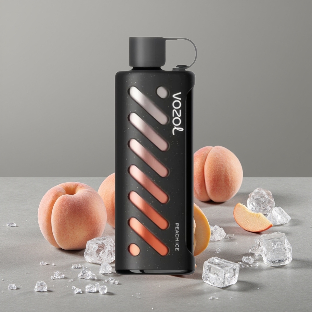 VOZOL Gear Shisha 25000 Puffs Dual Mesh 5mg/ml Peach Ice