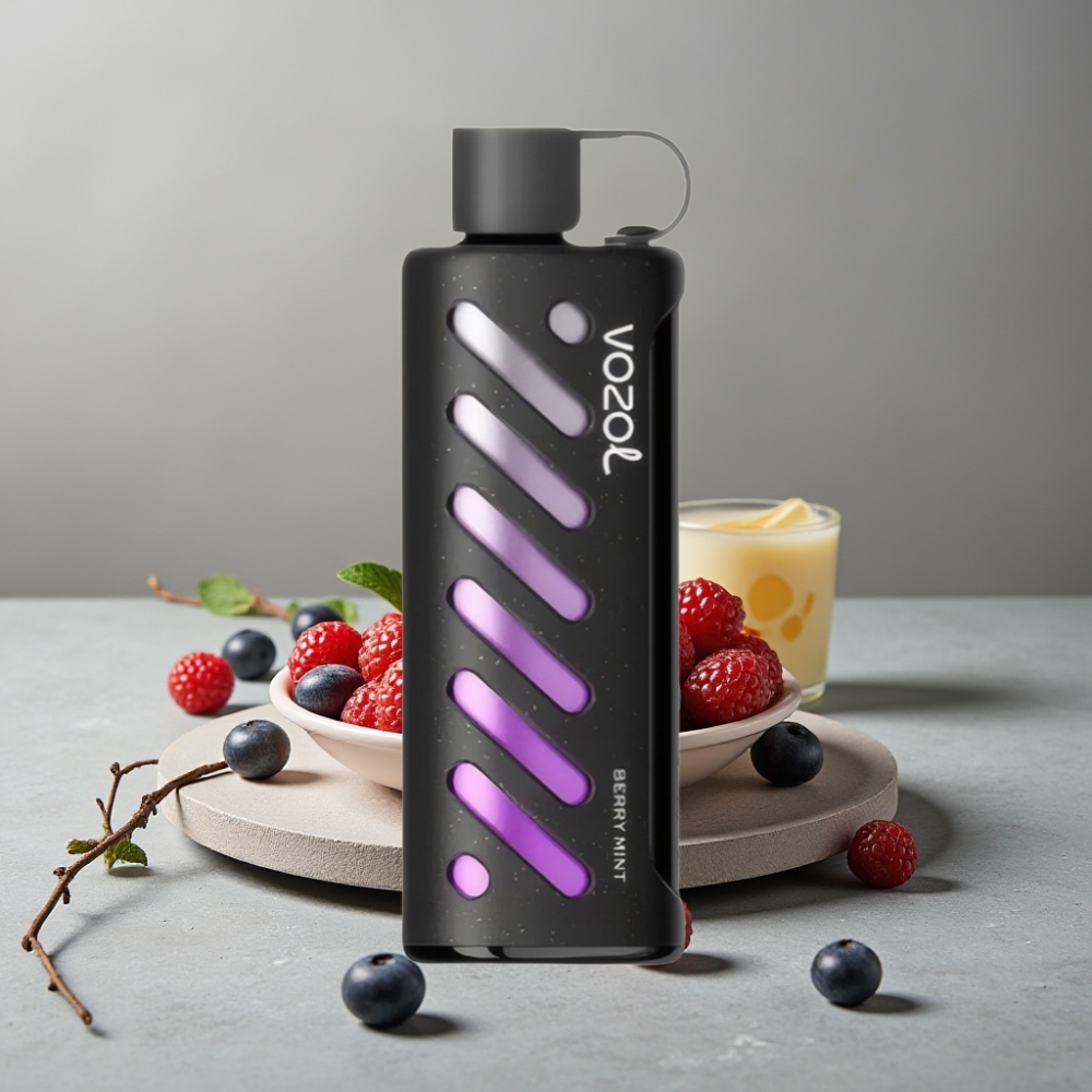 VOZOL Gear Shisha 25000 Puffs Dual Mesh Berry Mint S.i.L.C Tech