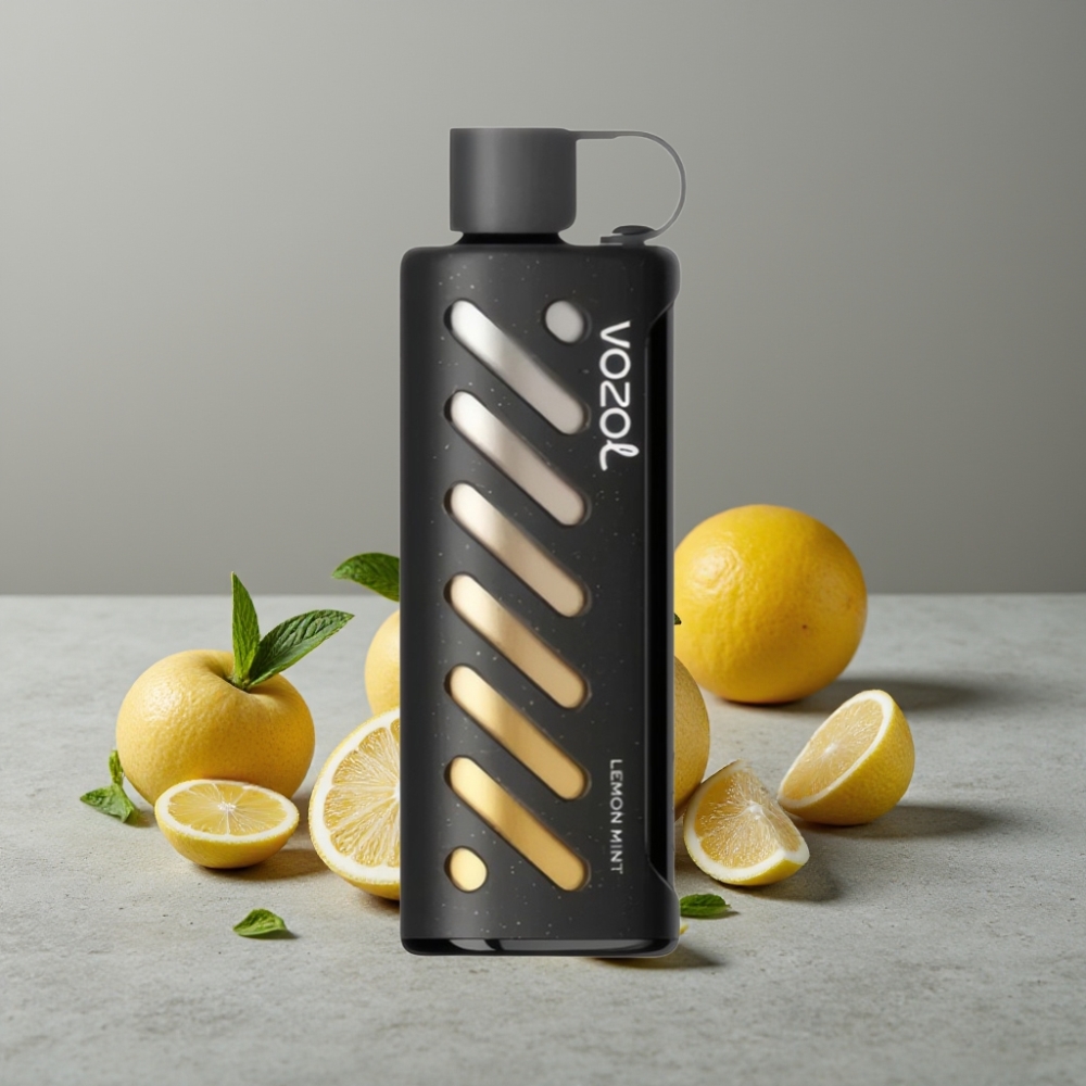 VOZOL Gear Shisha 25000 Puffs Dual Mesh Lemon Mint 5mg/ml S.i.L.C Tech