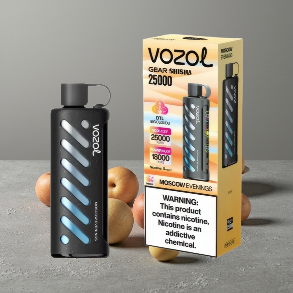 VOZOL Gear Shisha 25000 Puffs Dual Mesh Moscow Evenings 5mg/ml
