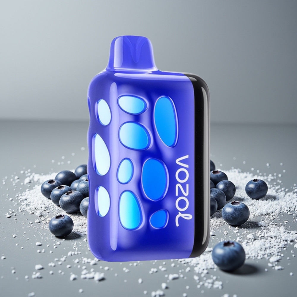 VOZOL RAVE 40000 Blauereis-Vibes mit 270° Leuchtdesign & Partymodus